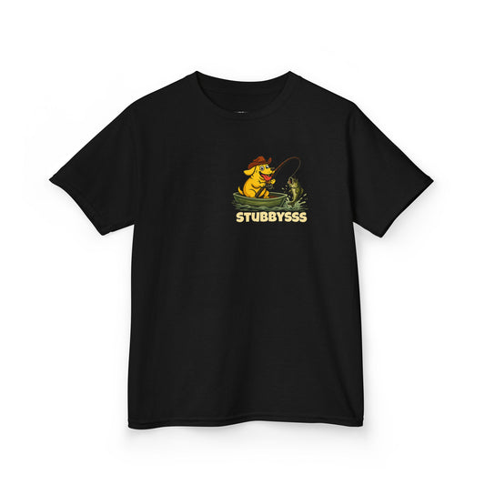 Youth Tee — Good Times Tight Lines (Black)