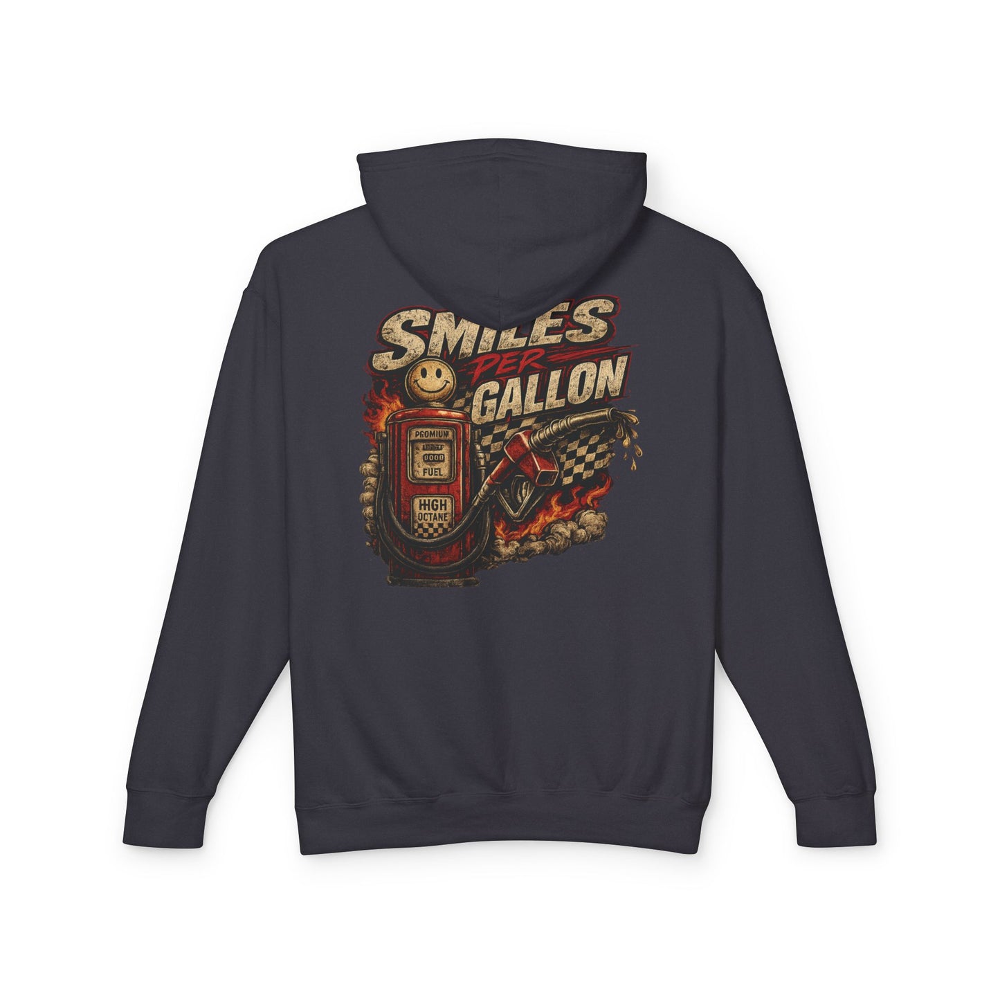 Smiles Per Gallon Hoodie (Gray)