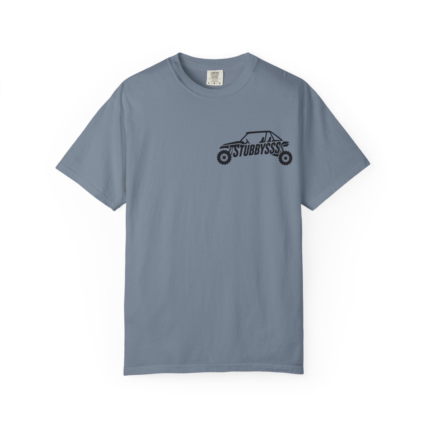 No Brakes No Plans No Problems Tee (Blue Jean)