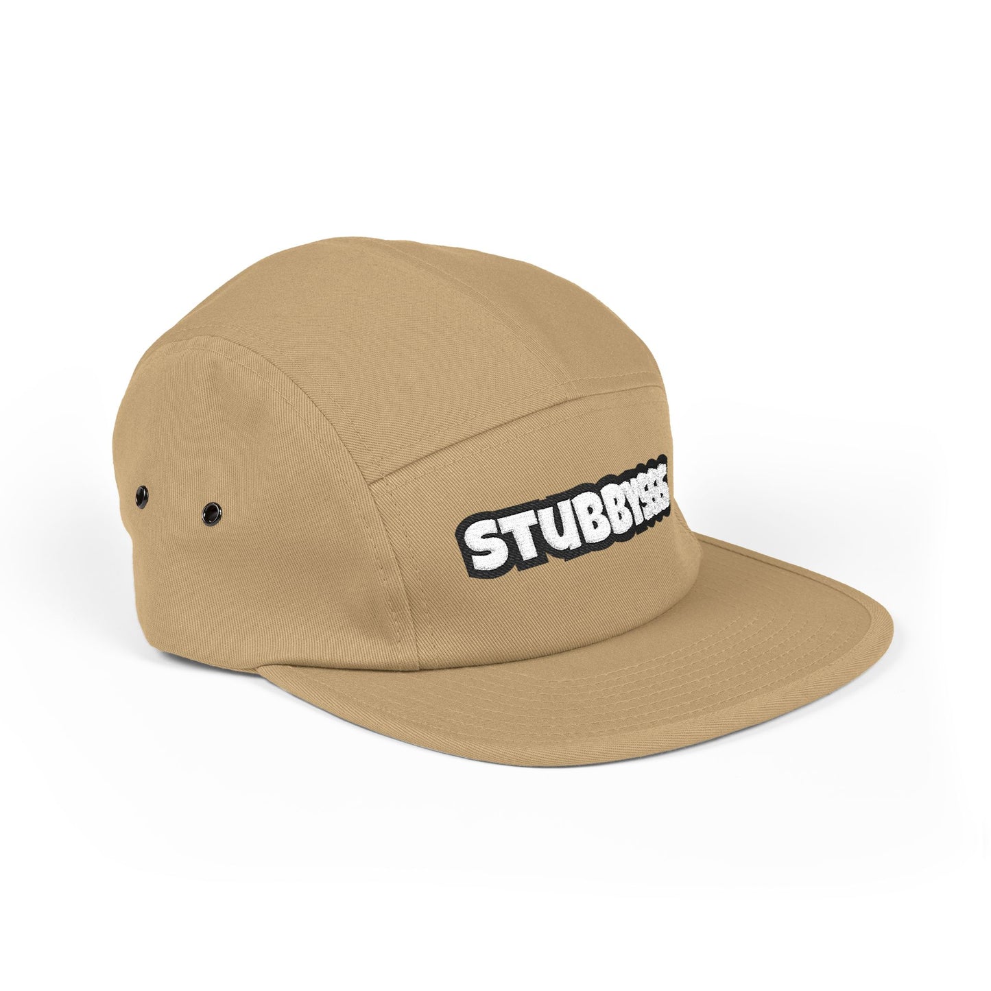 'Stubbysss' Embroidered 5-Panel Cap