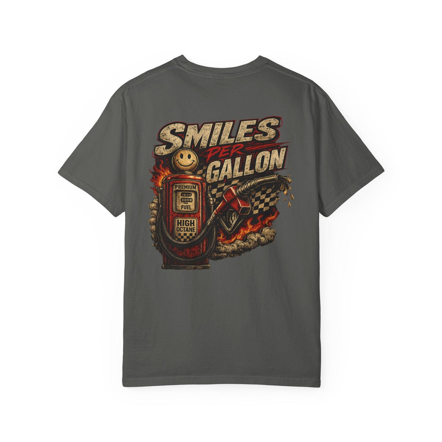 Smiles Per Gallon (Dark Grey)