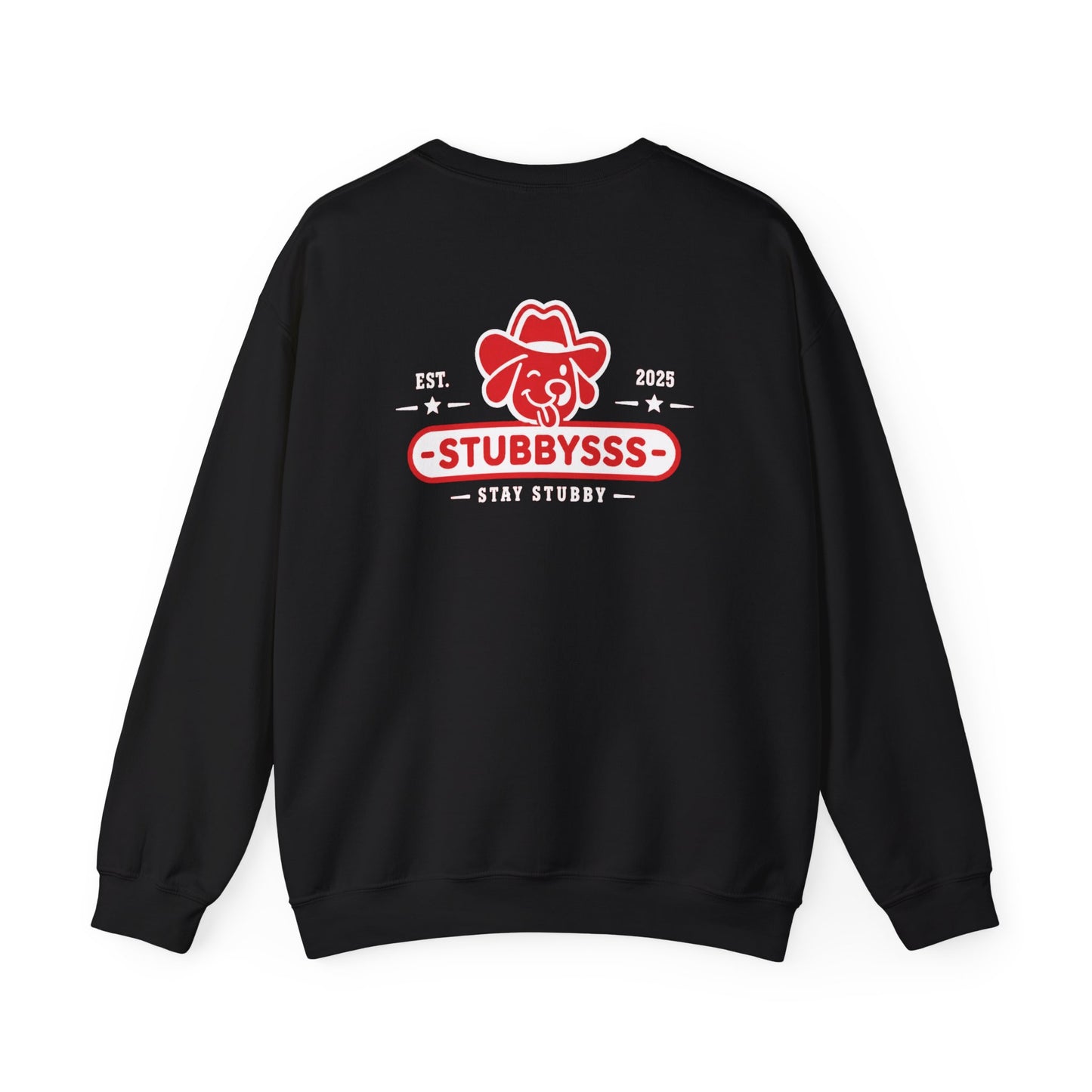 Stay Stubby Crewneck (Black)