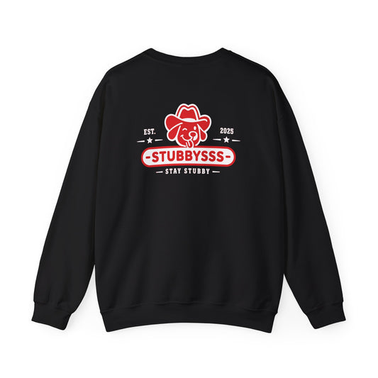 Stay Stubby Crewneck (Black)
